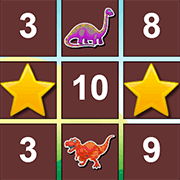 solve division problems to reveal hidden dinosaurs