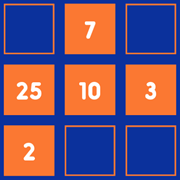 divide the numbers to clear the board