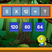  multiplication facts in an adventure game