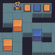 push boxes into the correct spaces